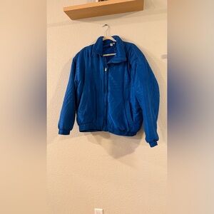 Vintage Men's Classic Blue Windbreaker